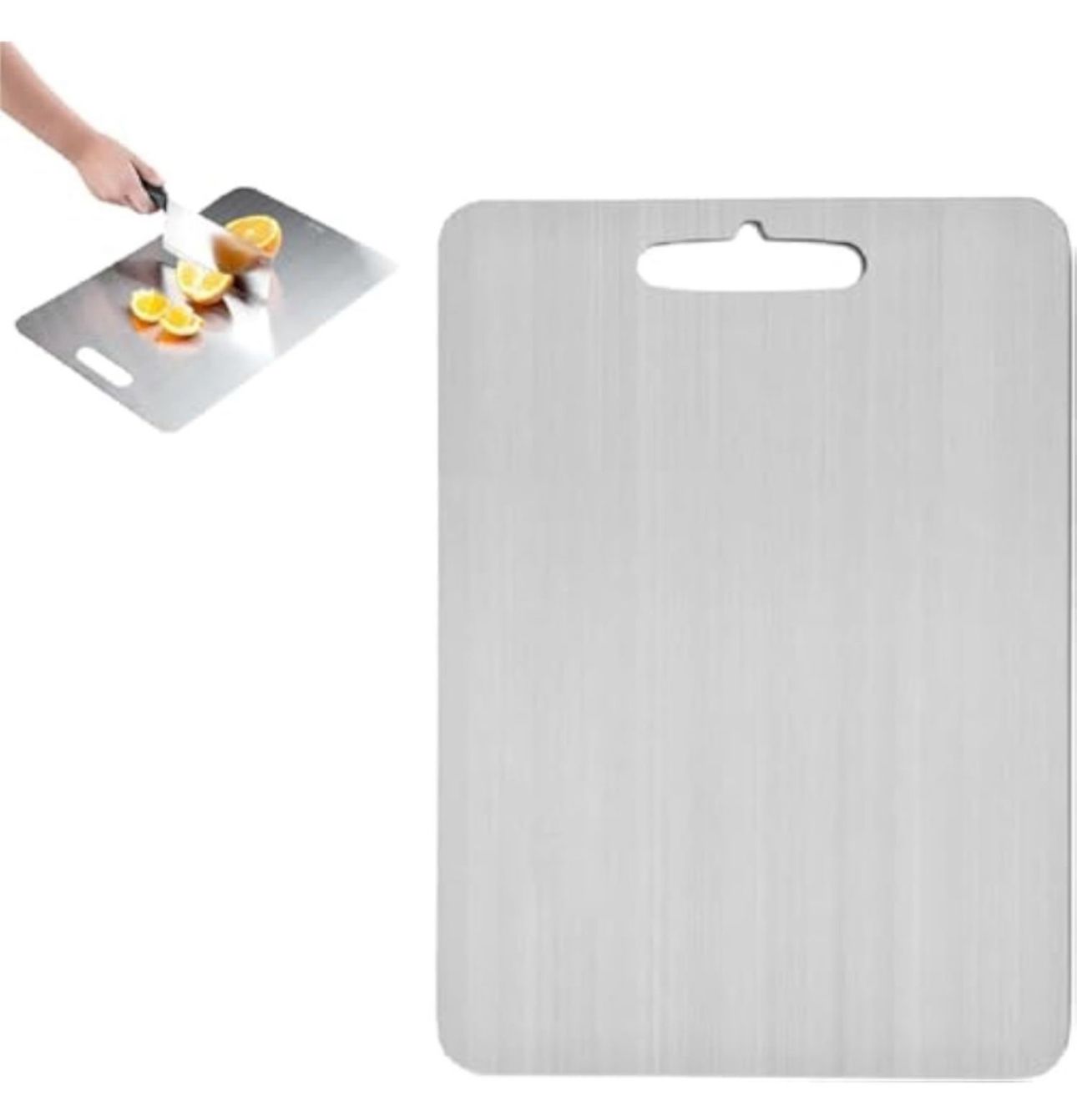 Miniatura 2 de TABLA PARA PICAR EN ACERO INOXIDABLE 1MM